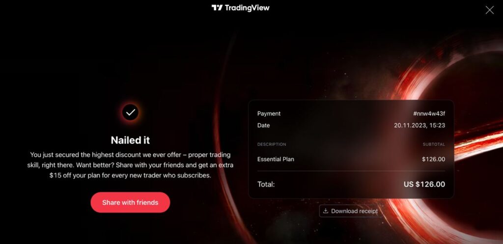 оплата трейдингвью